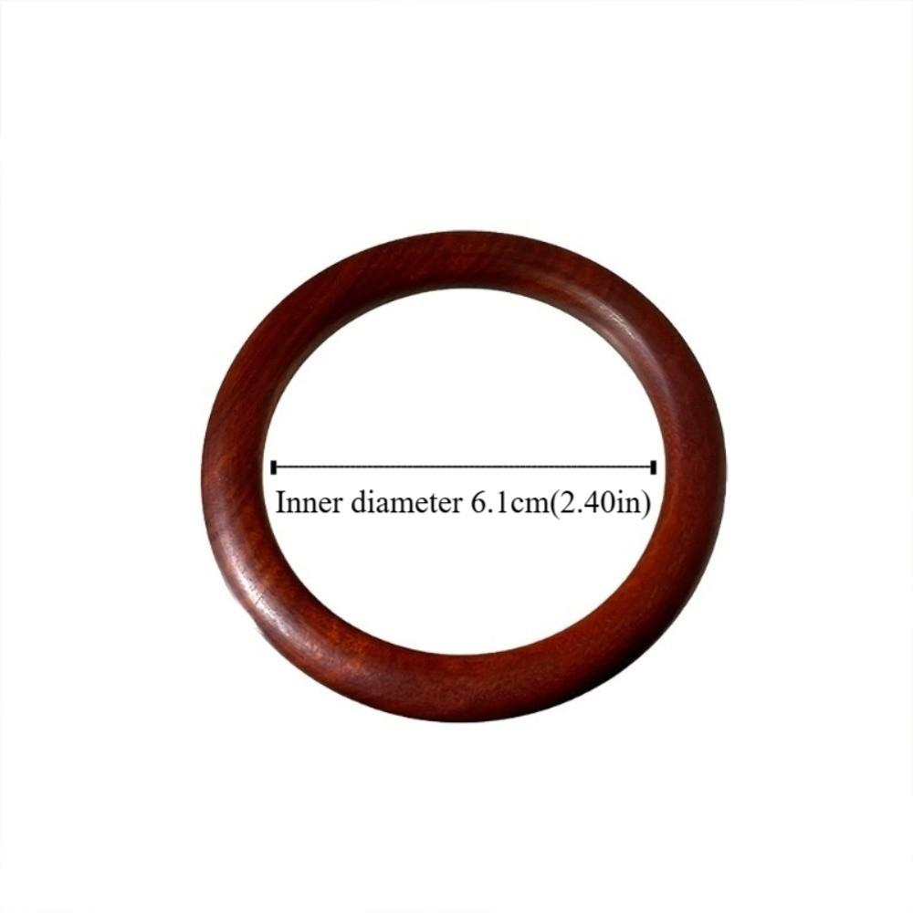 Chinese Ethnic Style Sandalwood Bracelet Minority Design Retro Hand Ring Sandalwood Bangle  Student