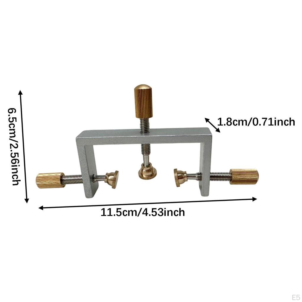 Violin Repair Clamp Edges Fixture Three Way Professional Adjustable Maintenance Portable