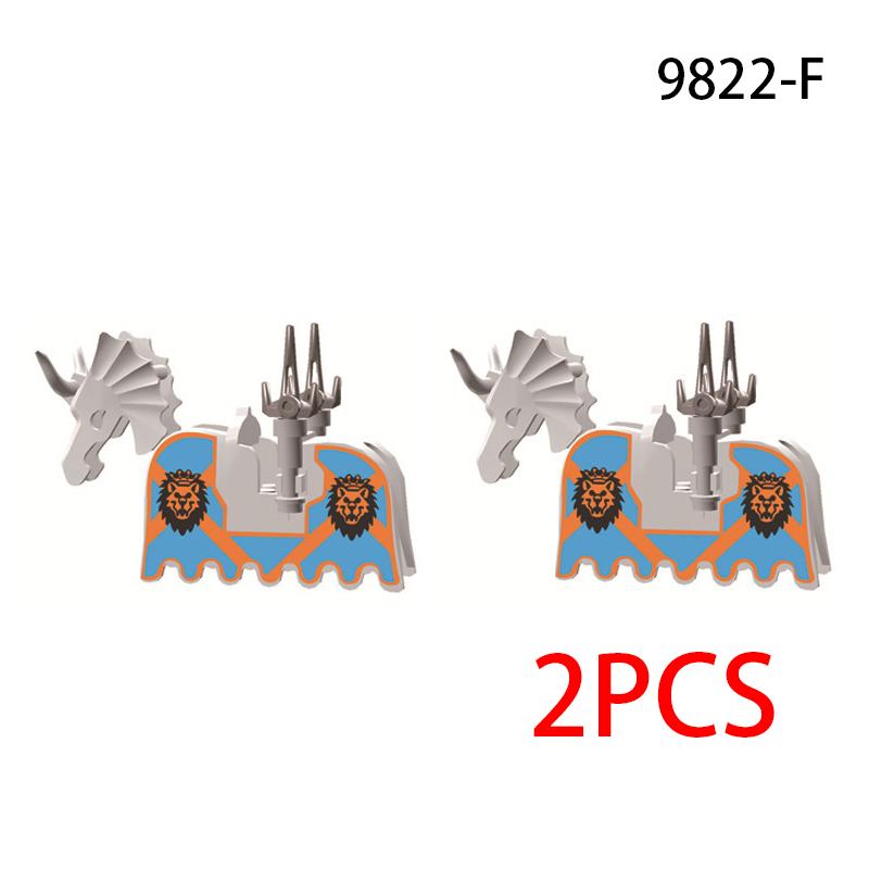 Skeleton Soldier Army King Knight Undead Horse Warrior Bricks Building Block Ringwraith Saddle Roman Soldiers Sword Waffen Toys