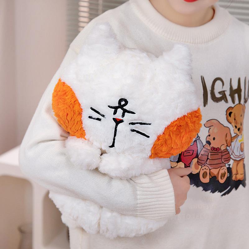 New Cute Cartoon Working Cat Doll Funny and Cute Cat Doll Girl Plush Toy