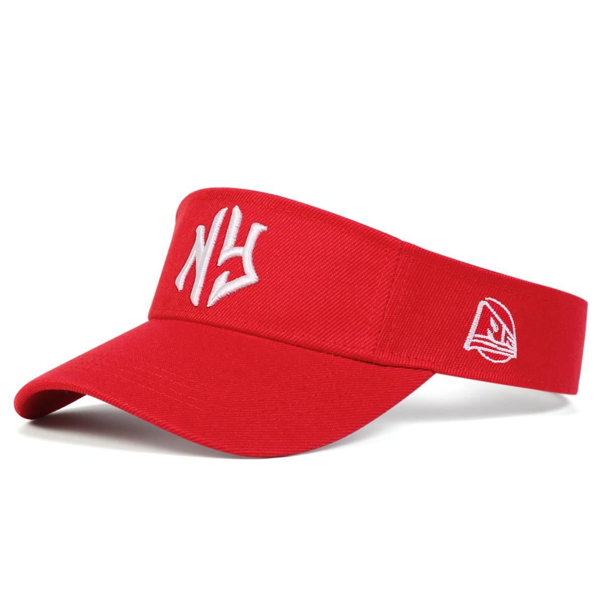 

Унисекс с вышивкой в виде буквы NG, регулируемая солнцезащитная кепка с пустым верхом, бейсболки для гольфа, весенне-летние кепки для отдыха на открытом воздухе, дорожные аксессуары для женщин и мужчин красный