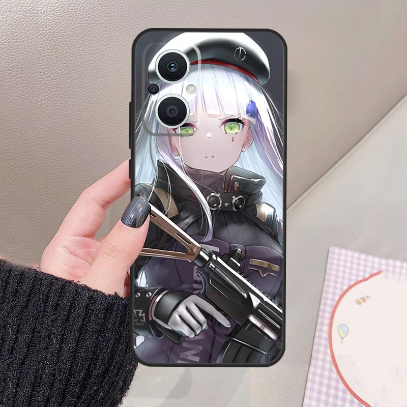 Girls Frontline Game Funda For OPPO Reno 14 10 11 12 13 Pro 12F 11F 13F 14F 7 8 Lite OPPO Find X9 X8 X6 Pro Case