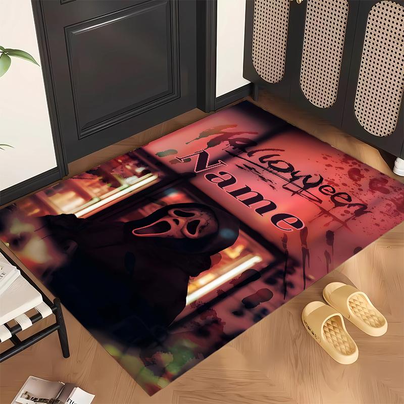 Scream (1) Personalized Name Office Carpet Stylish Decor for Living Room Bedroom Kitchen