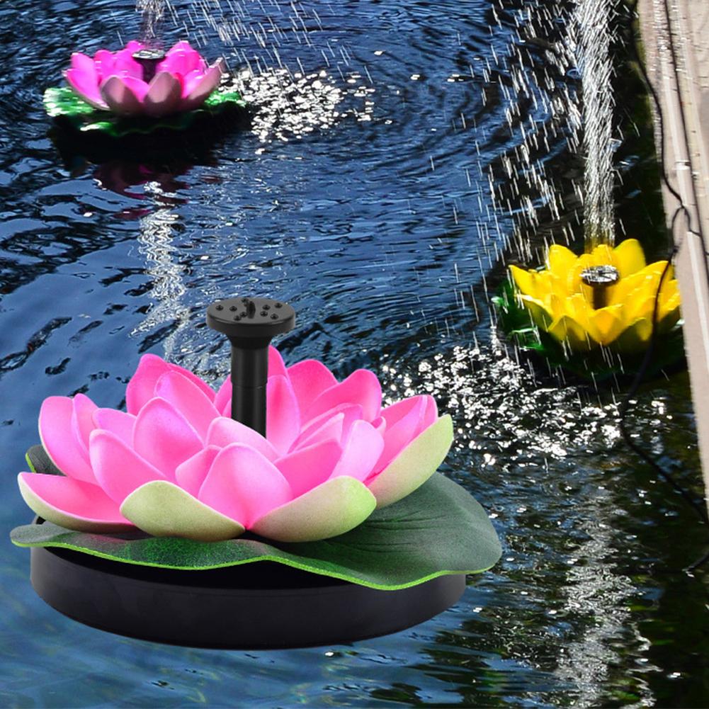 

Плавающий Лотос Светильник на солнечной батарее Лампа Лотос с 6 плавающими огнями Водонепроницаемый Цветной Лотос RGB Z7L7 Lotus style-1pcs