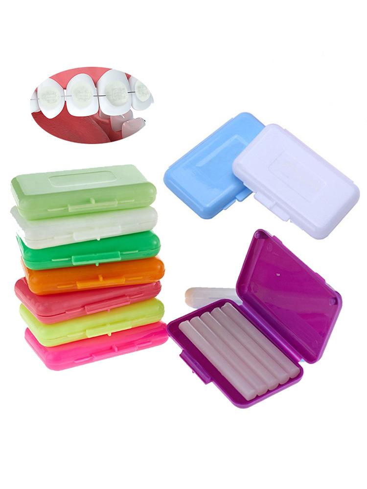 PIORPOY 10 Boxes Orthodontic Wax Oral Hygiene Tools Teeth Whitening Wax Sticks Braces Protection Against Damage Mixed Flavor