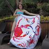 Anemoss Crab Round Beach Towel