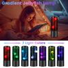 1Pc LED Jellyfish Lava Lamp Mini Aquarium Simulation Jellyfish Decorative Lamp USB Night Light for Children Room Home Decoration