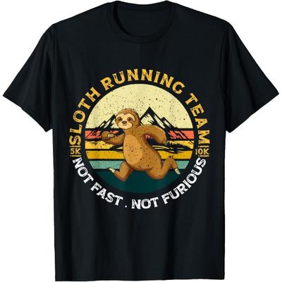 Sloth Running Team Not Fast Not Furious T-Shirt1