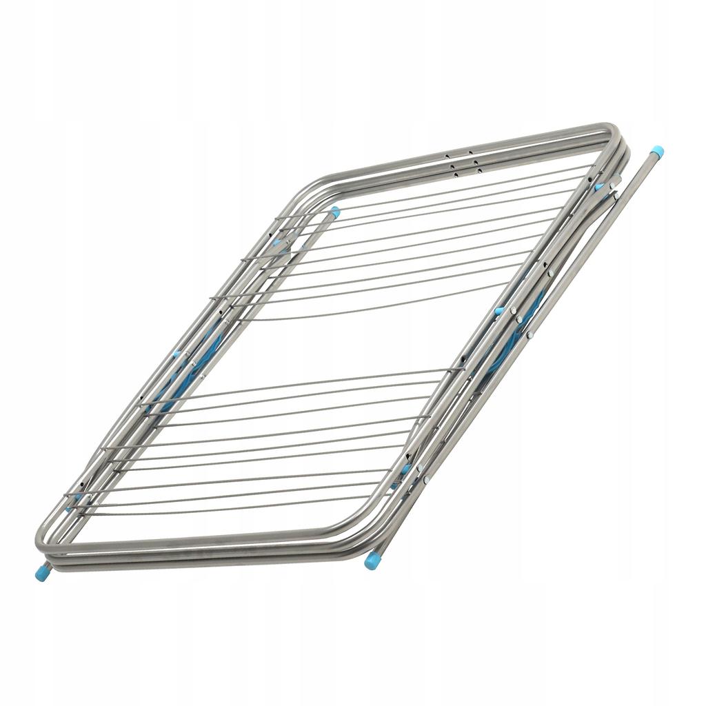 KADAX Wäscheständer Balkon Vertikal 20m Für Kleidung Für Unterwäsche 3 Ebenen