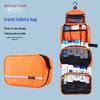 Women's Large-Capacity Oxford Cloth Toiletry Bag: Portable, Waterproof, Hook-Type Makeup & Skincare Organizer for Travel