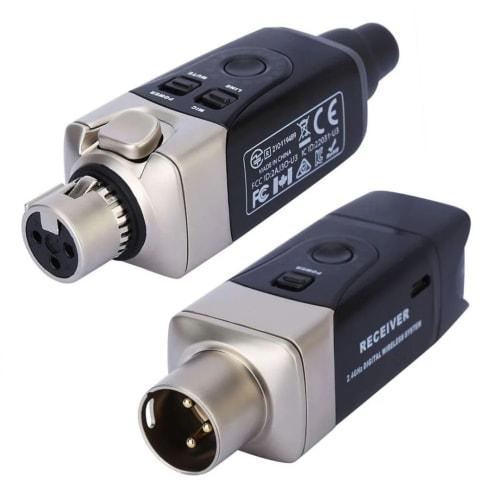 Sistema Inalámbrico de Monitoreo In-Ear Xvive XV-U3, Negro, Compacto, Recargable, Transmisión de hasta 30m, Perfecto para Actuaciones en Vivo y Práctica