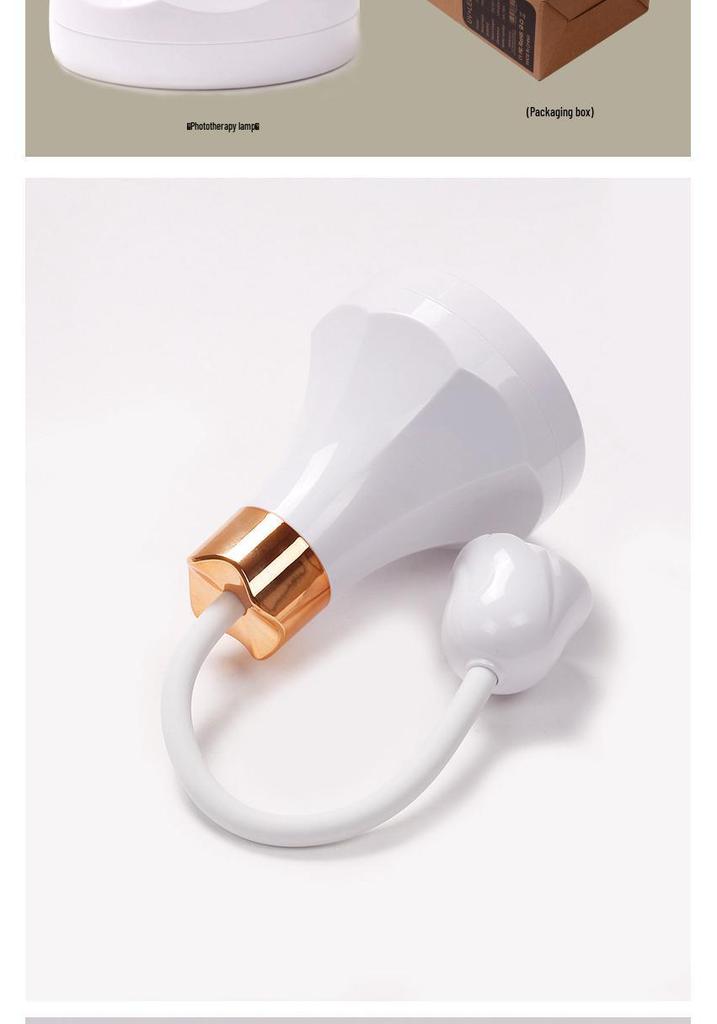 Rechargeable Portable Nail Lamp, Quick-Dry 18W Phototherapy Lotus Lamp for Nail Tips