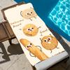Art Bread Cute Towel Towel Soft Pool Gift For Travel Gym Shower Cool Camping Quick Dry Sports  Large Beach Towel