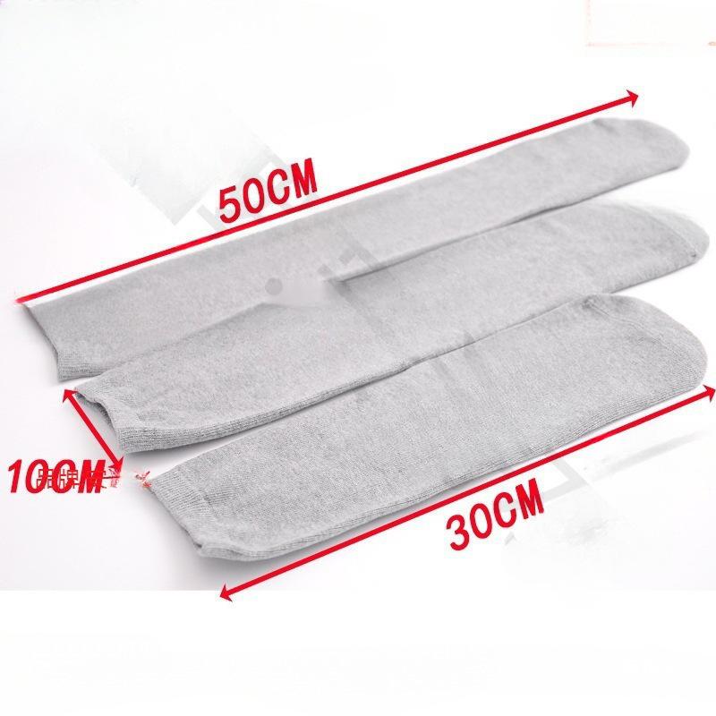 Thickened Grey Calf and Thigh Prosthetic Sock Covers for Amputees