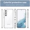 For Samsung Galaxy S23+ Case TPU+Acrylic Protective Phone Cover (Big Rear Lens Hole)