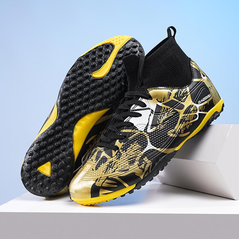 Men TF Football Boots Sneakers Studded Turf Professional Original Resistant Casual Ankle Top Quality Male Soccer Shoes Match