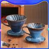 Coffee Maker V Style Funnel Dripper Filter Cup Coffee Accessories Ceramic Coffee Filter Cup Reusable Filters