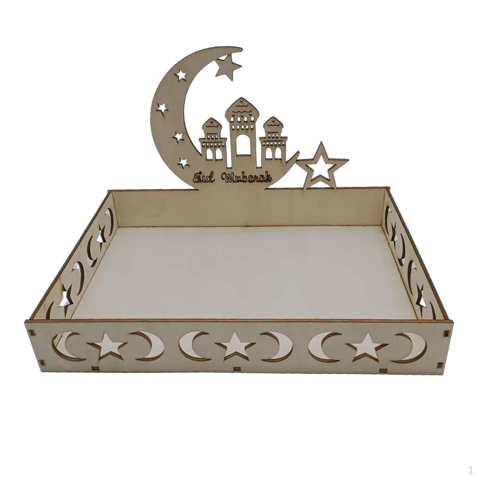 Ид украшения исламский поднос Рамадан DIY сервировка десертная тарелка праздничные — фото 12