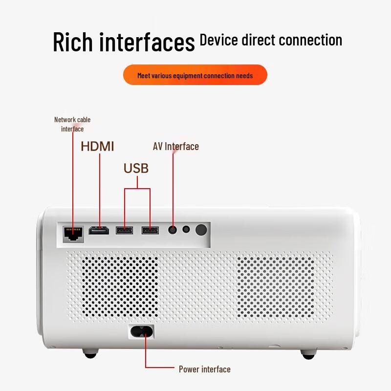 Weiying S80 Full HD 1080P LED Projector Office Bundle (CN version)