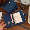 Loose Leaf Binder Notebook A7 Handwritten Diary High-end Retro Denim Notebook  Gift