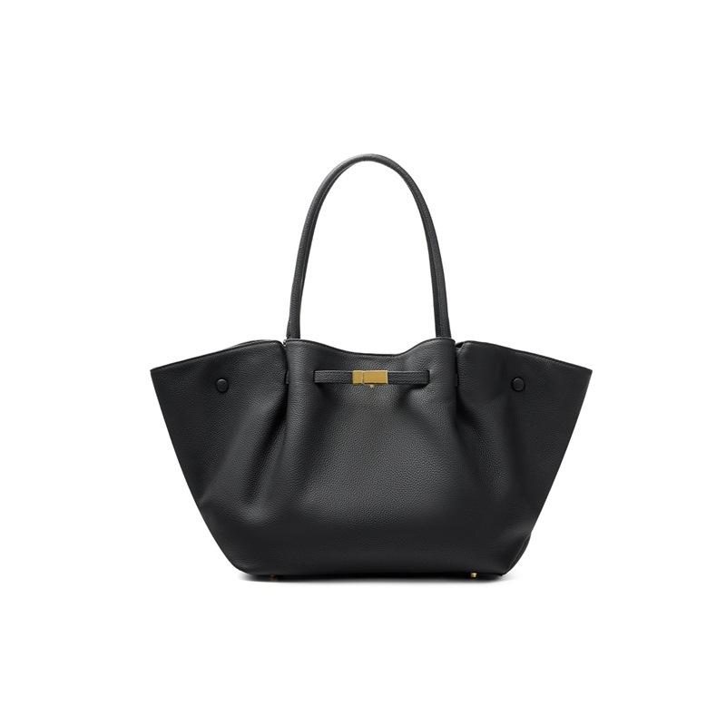 Cross-border wing bag, first layer cowhide shoulder tote bag, genuine leather laptop, women's large-capacity handbag.