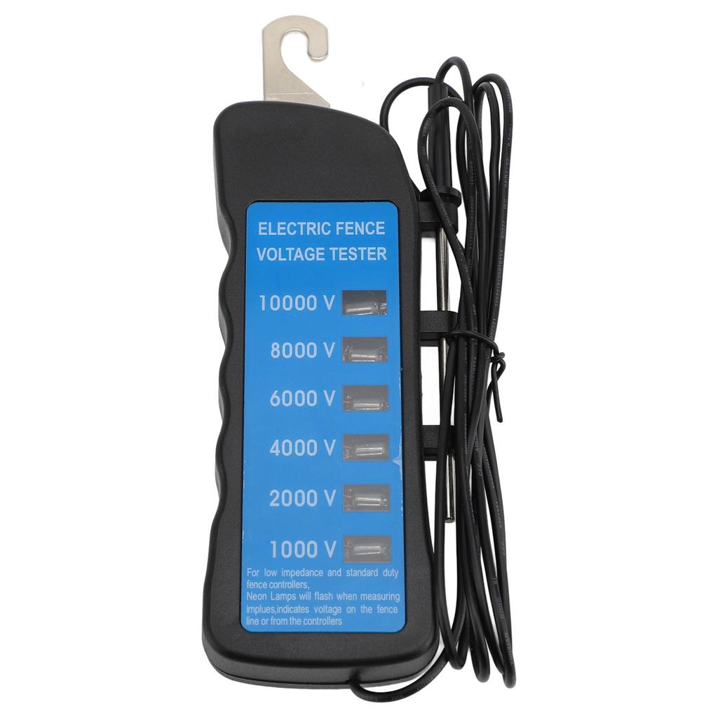 Electric Fence Voltage Tester Fault Finder Digital Handheld Locator Checker Voltmeter Water Proof Livestock Equipment