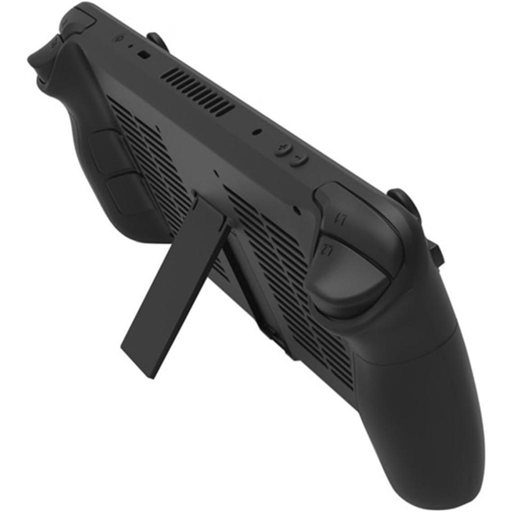 Kühlendes Rückschalengehäuse für Steam Deck, Schutzhülle mit Halterung, stoßfestes Spielekonsolen-Zubehör