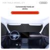 Tesla Model 3/Y Sunshade: Front Windshield Privacy, Heat Insulation, and Sun Protection