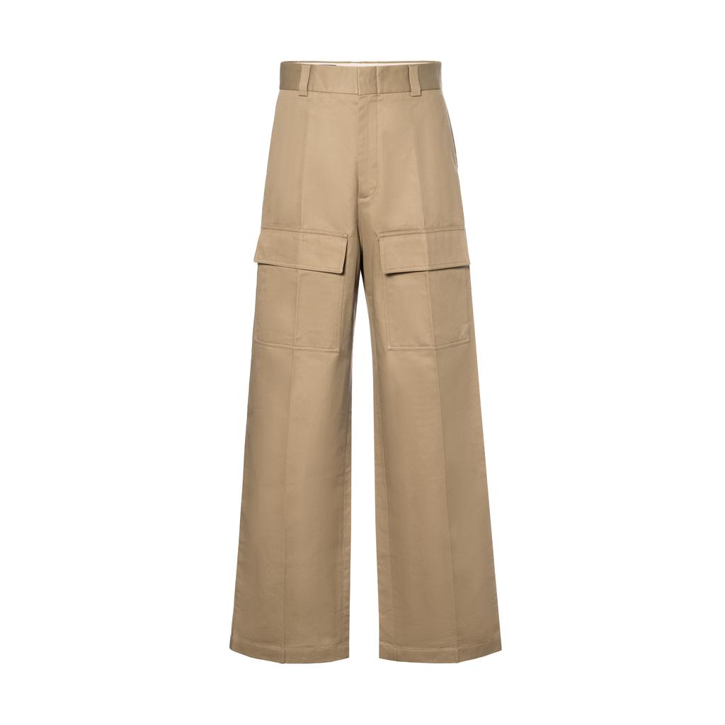 Gucci Wide Leg Cargo Trousers 762309-ZAPRO-9569