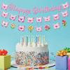 Geburtstagsbanner mit Schmetterlingsmotiv "happy Birthday" Banner Geburtstagsdekoration Atmosphären-Arrangement