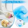 2026+ 48 Count Flushable Toilet Refills, Disposable Toilet Bowl Paper Bulk, Flushable Toilet Brush Refill Pads for Toilet