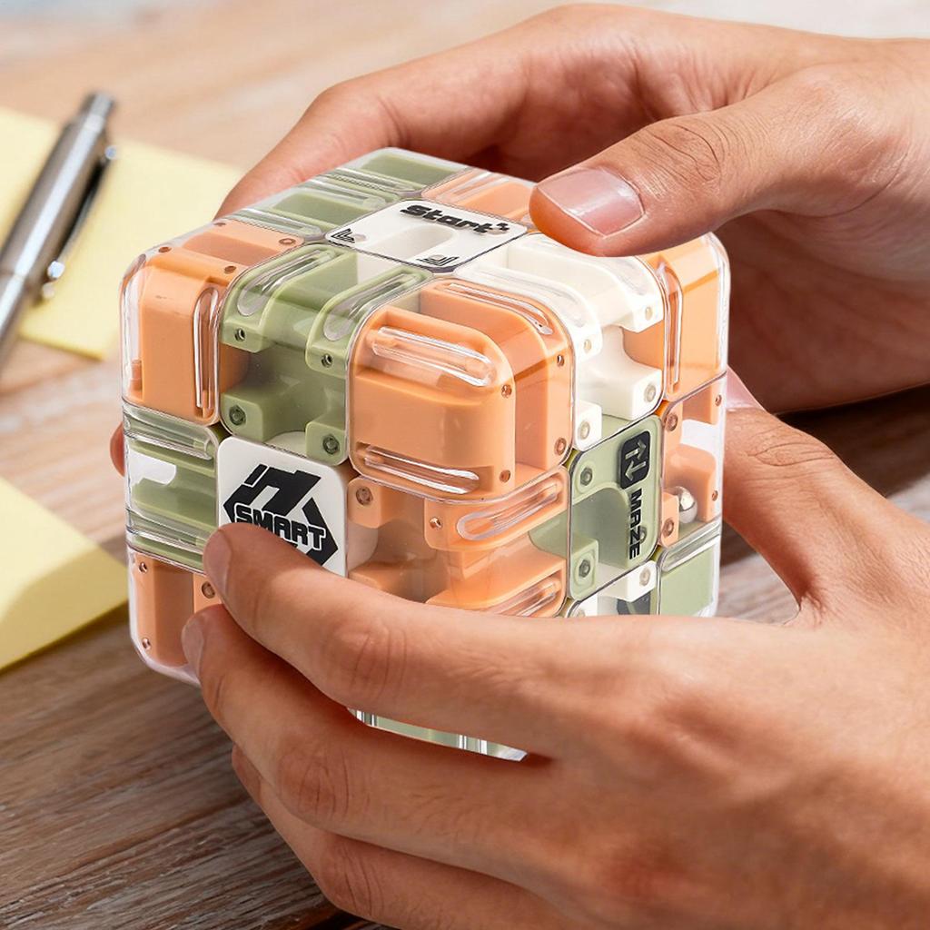 Maze Ball 3D Large Puzzle Brain Teaser Logical Thinking Maze Cube Ball for Adults Teens Kids Boys Girls Home Travel Holiday