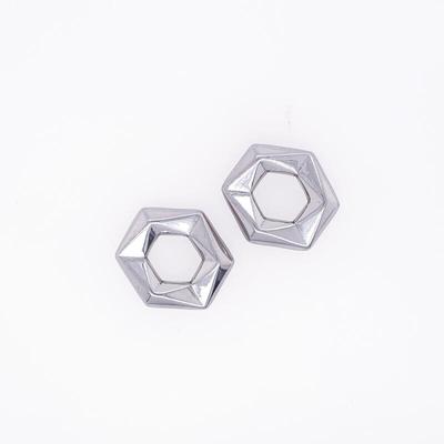 Surgical Steel Hexagon Pendant Accessory Parts