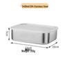 Yipan 316 Stainless Steel Refrigerator Food Storage Container Set