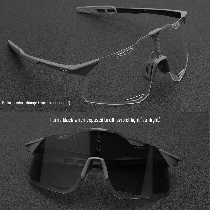 "Polarized UV-Proof Cycling Glasses - Windproof & Lightweight for Outdoor Sports, Free Shipping."