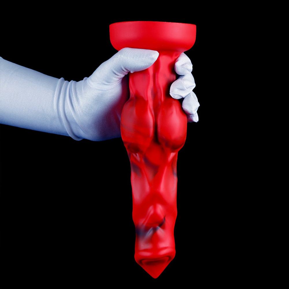Weiblicher SM-Tierförmiger Silikon-Analplug - Neuartiger Realistischer Dildo Erwachsenen-Sexspielzeug