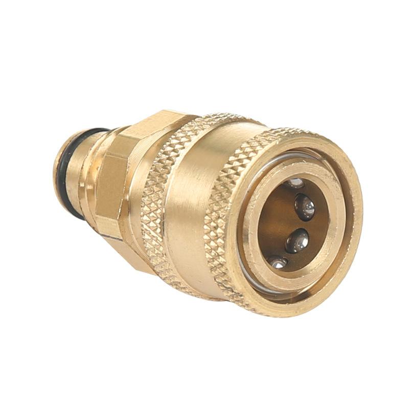 Pressure Washer Quick Connector 1/4 Inch Corrosion Resistant Coupler Fitting for Car Detailing Outdoor Garden Cleaning