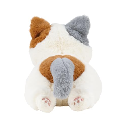 Livheart Mini Kissen, Glückskatze (ca. 30cm lang), Flauschiges Armlehnen-Plüschtier, 37110-12