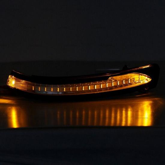 Right Mirror LED Turn Signal Light Lamp For 2014-2018 Nissan Rogue X-Trail Rear