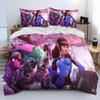 OW Overwatch Gioco Gamer DVA Set Biancheria da Letto Stampato Set Letto Con Federa Copripiumino Morbido Singolo Matrimoniale Queen Super King Size