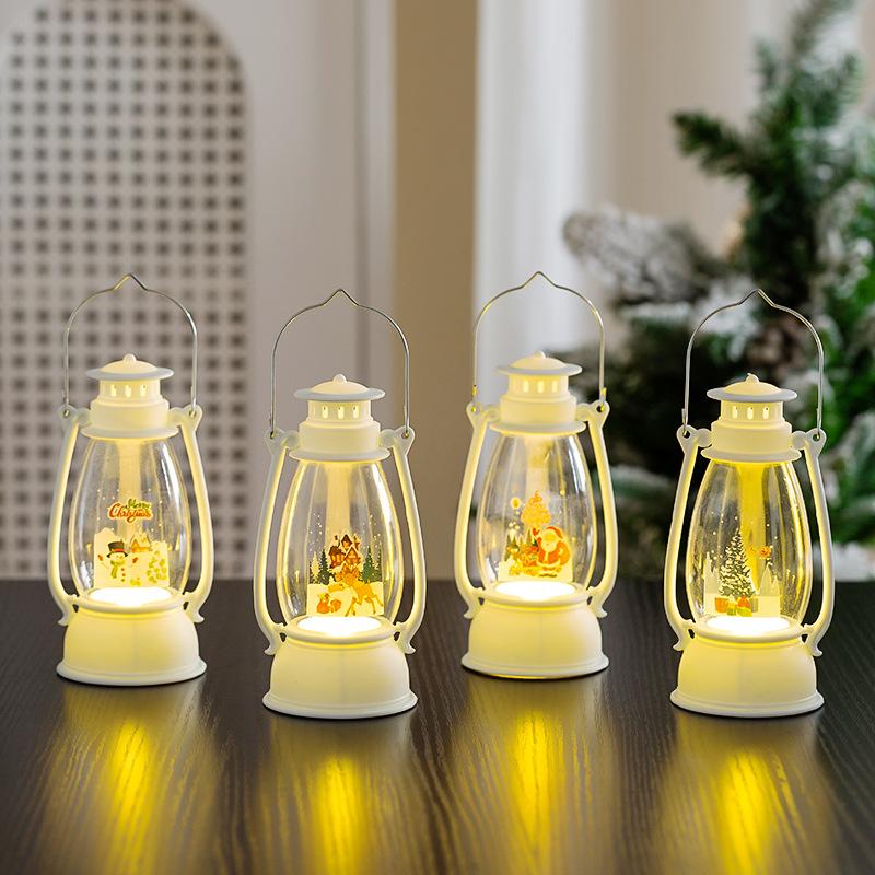 Weihnachtsdekorationen Beleuchtete Laternen Schaufensterdekorationen Dekorative Requisiten Atmosphäre- und Nachtlichter