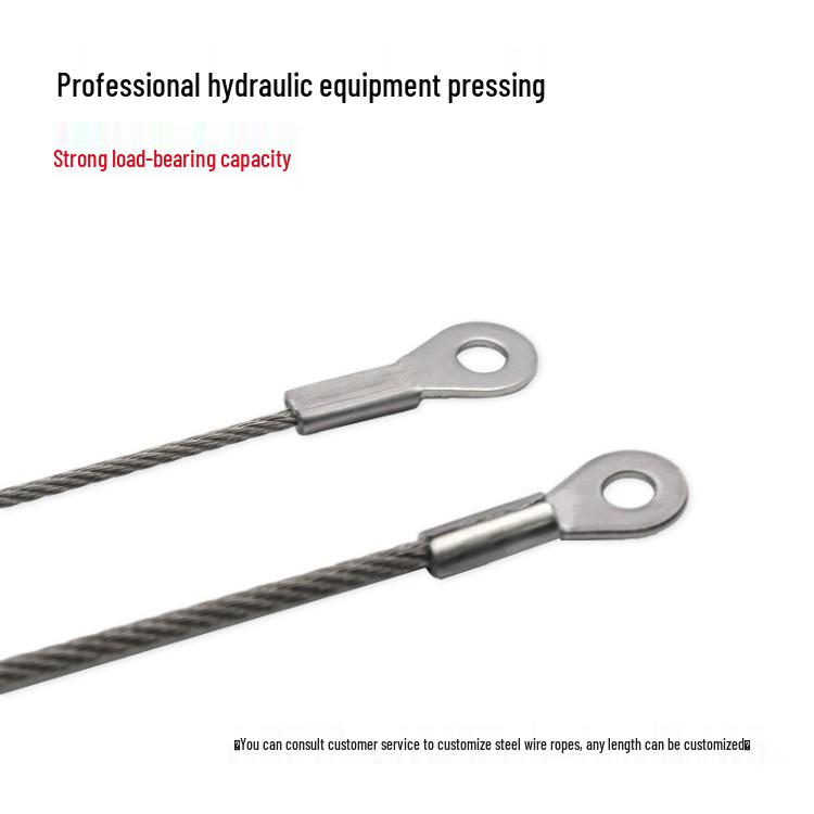Stainless Steel Heavy-Duty Safety Rope Terminal with Cold Press Fitting