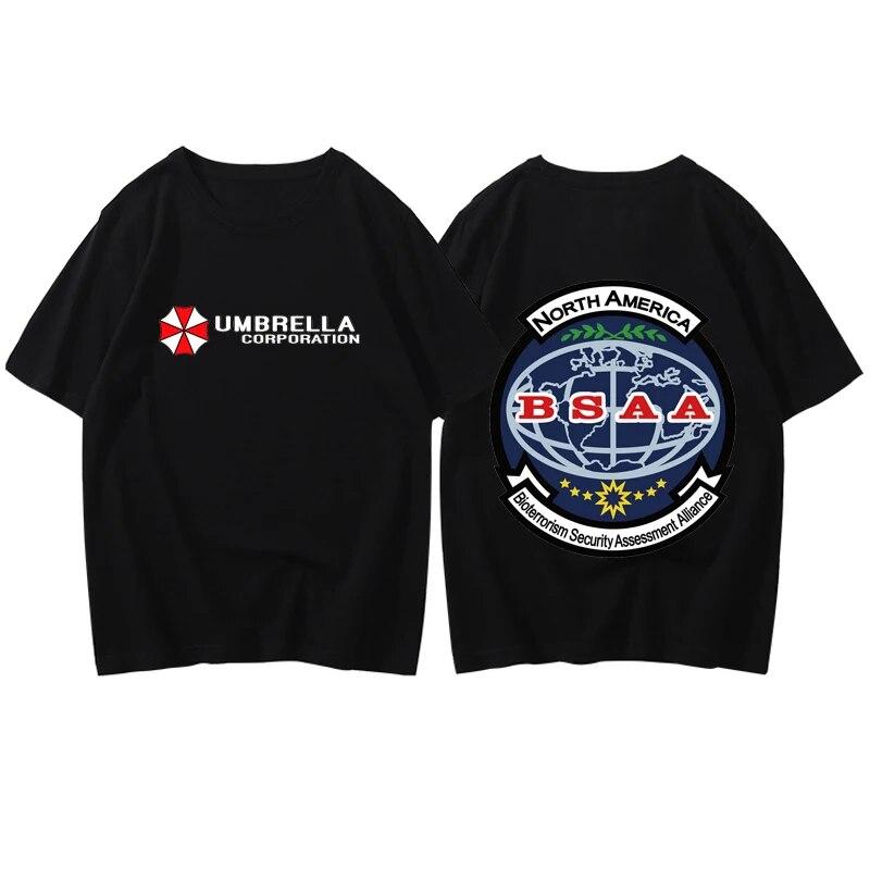 Harajuku Japan Anime Umbrella Corporation Same Style Printed T-shirt Streetwear Hipster Unisex Tshirt Καλοκαιρινή μόδα Γυναικεία μπλουζάκια