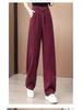 Women's Yellow Straight-Leg Sporty Casual Sweatpants - Spring/Autumn 2025 Collection
