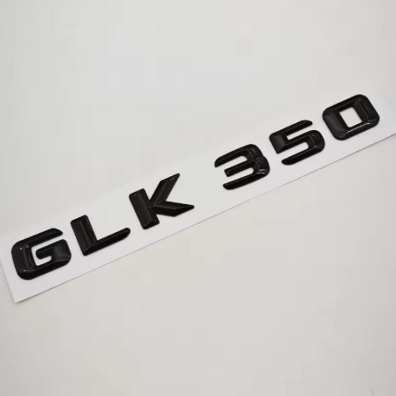 3D ABS Letters Logo GLK220 GLK300 GLK350 Badge Rear Trunk Sticker For Mercedes Benz GLK220 GLK300 GLK350 X204 Accessories