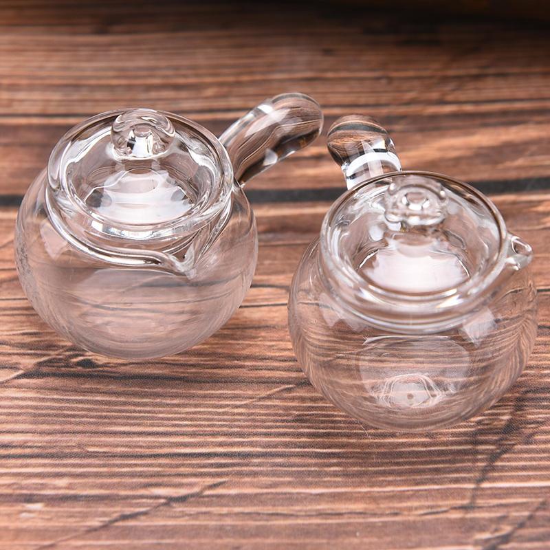 1:12 Maßstab Puppenhaus Miniatur Glas Milchtopf Fruchtsaftkrug Kessel Modell Spielzeug