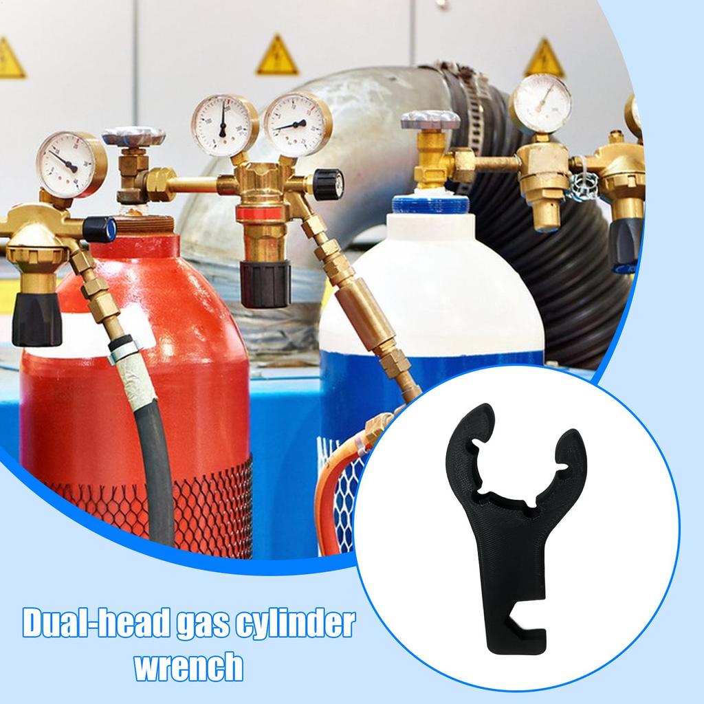 Gas Cylinder Tank Wrench Professional Non Slip Adjustable Cylinder Pressure Reducing Valve Wrench For Home Camping Plumbing