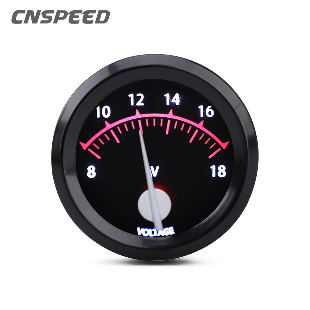 2" 52mm 12V Racing Car Turbo Boost Gauge Water Temperature Tachometer RPM Gauge Oil Pressure With Sensor Volt Meter Pointer LED