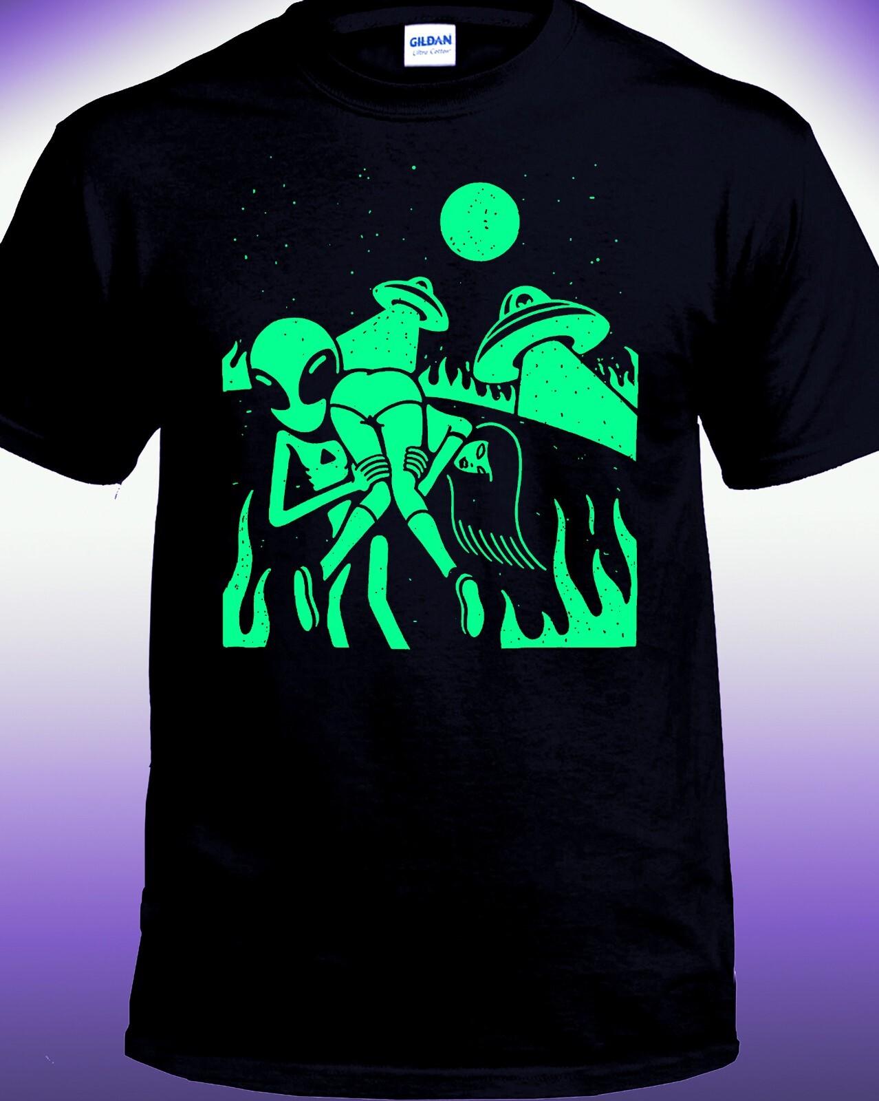 Alien Abduction T-shirt S разноцветный