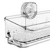 Suction Shower Shelf Sturdy Drain Basket for Bathtub Countertop Decorative